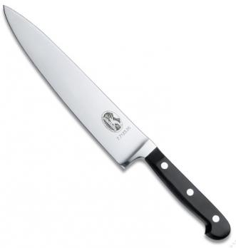 Нож Victorinox универсальный, кованый, лезвие 20 см широкое, черный