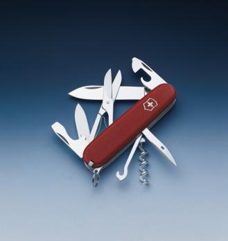 Нож Victorinox EcoLine, 91 мм, 14 функции, красный матовый