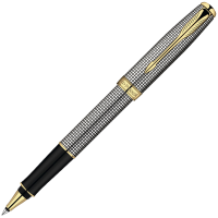 Parker Sonnet - Cisele Silver GT, ручка-роллер, F, BL