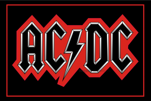 Флаг группы AC DC