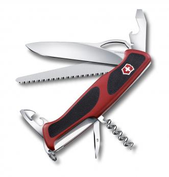 Нож Victorinox RangerGrip 79, 130 мм, 12 функций, красный с черным*