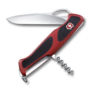 Нож Victorinox RangerGrip 63, 130 мм, 5 функций, красный с черным*