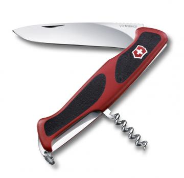 Нож Victorinox RangerGrip 52, 130 мм, 5 функций, красный с черным*