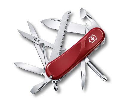Нож Victorinox Evolution 18, 85 мм, 15 функций, красный