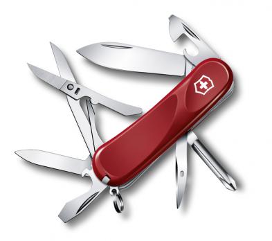 Нож Victorinox Evolution 16, 85 мм, 14 функций, красный
