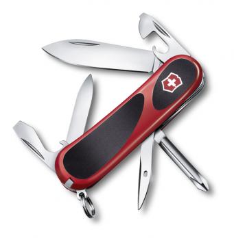 Нож Victorinox EvoGrip 11, 85 мм, 13 функций, красный с чёрным
