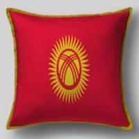 Подушка с флагом Киргизии