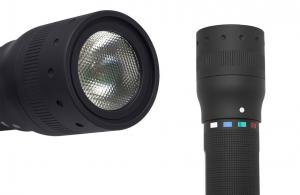 Фонарь светодиодный LED Lenser P7QC, 4-х цветный светодиод, 220 лм., 4-AAA