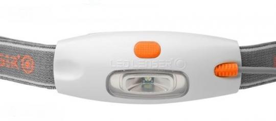 Фонарь светодиодный налобный LED Lenser NEO оранжевый, 90 лм., 3-ААА