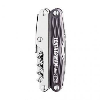 Мультитул Leatherman Juice С2, 12 функций, серый гранит (подарочная упаковка)