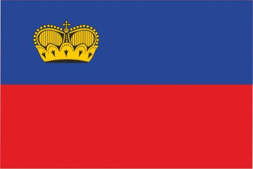 Флаг Лихтенштейна