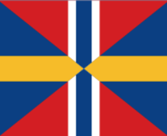 Флаг Шведско-Норвежской унии (1844 г.)