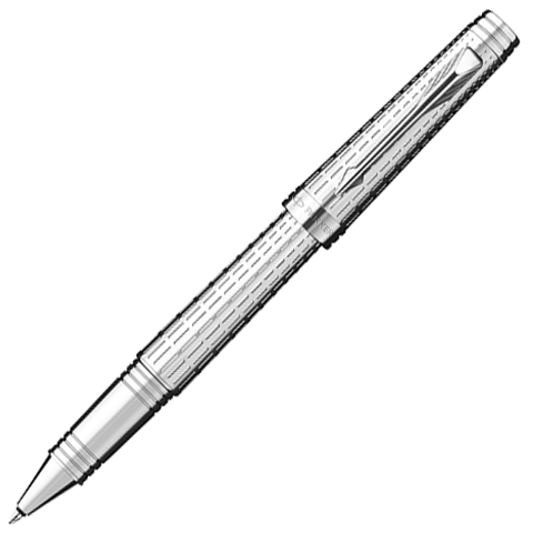 Parker Premier - Deluxe Graduated Chiselling ST, ручка-роллер, F, BL