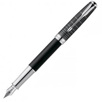 Parker Sonnet - Contort Black Cisele, перьевая ручка, F