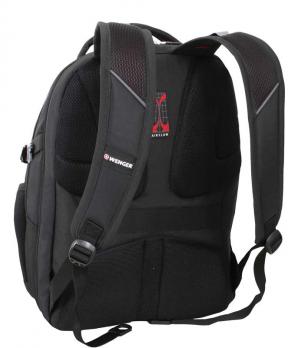 Рюкзак Wenger 15", чёрный/серебристый, 34x22x46 см, 34 л