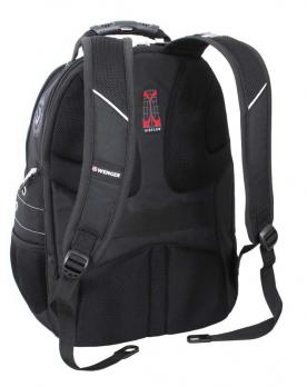Рюкзак Wenger 15", чёрный/красный, 34x18x47 см, 29 л