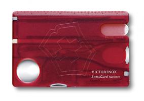 Швейцарская карточка Victorinox SwissCard Nailcare, красная*