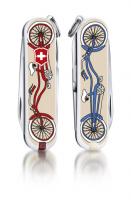 Нож-брелок Victorinox Classic LE 2015, 58 мм, 7 функций, "Bicycle"