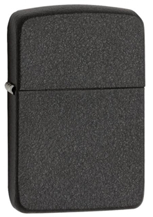 Зажигалка Zippo 1941 Replica, латунь с покрытием Black Crackle, черный, матовая, 36х12x56 мм
