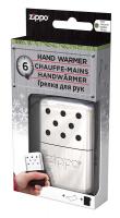 Каталитическая грелка Zippo, сталь с покрытием High Polish Chrome, серебристая, 51x15x74 мм