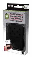 Каталитическая грелка Zippo, сталь с покрытием Black, чёрная, матовая, 66x13x99 мм
