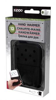 Каталитическая грелка Zippo, сталь с покрытием Black, чёрная, матовая, 66x13x99 мм