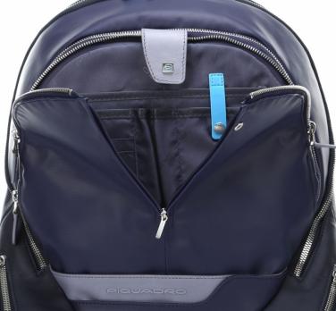 Рюкзак Piquadro Coleos 12", синий, 28,5х42,5х17 см, 20 л