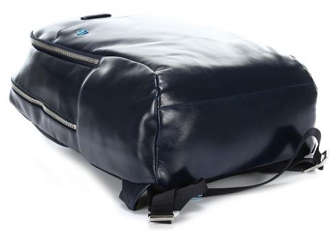 Рюкзак Piquadro Blue Square 13", синий, 27,5х39х15 см, 16 л
