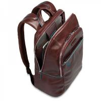 Рюкзак Piquadro Blue Square 13", коричневый, 27,5х39х15 см, 16 л