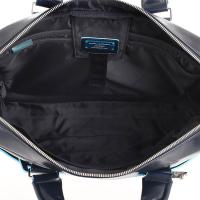Сумка Piquadro Blue Square, синяя, 38,5x27x8,5 см