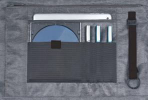 Сумка Piquadro Pulse, черная, 29х41х1,2 см