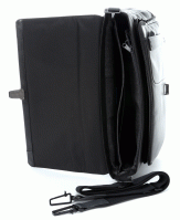 Сумка Piquadro Pulse, черная, 29х41х1,2 см