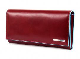 Портмоне Piquadro Blue Square, цвет красный, 19х10х2,2 см