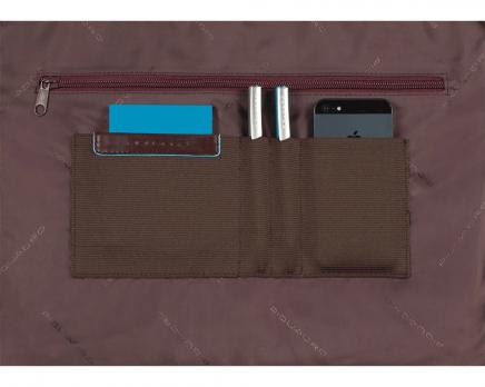 Портфель Piquadro Blue Square, коричневый, 41х30х10 см