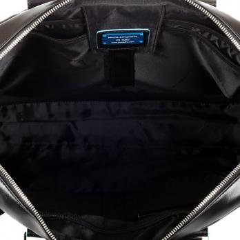 Сумка Piquadro Blue Square, черная, 38,5x27x8,5 см
