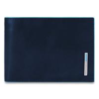 Портмоне Piquadro Blue Square, цвет синий, 12,5х9,5х2,5 см