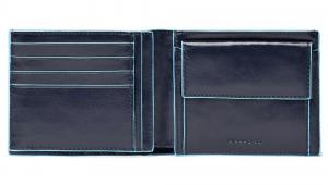 Портмоне Piquadro Blue Square, цвет синий, 12,5х9,5х2,5 см