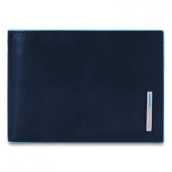 Портмоне Piquadro Blue Square, цвет синий, 12,5х9,5х2,5 см