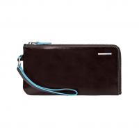 Мультипортмоне Piquadro Blue Square, цвет коричневый, 22,5х11,5х1,5 см