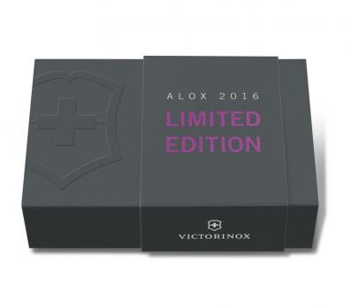 Нож Victorinox Pioneer Alox, 93 мм, 8 функций, фиолетовый
