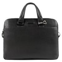 Сумка Piquadro Modus, черная, 38,5x27x8,5