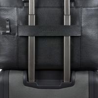 Сумка Piquadro Modus, черная, 38,5x27x8,5