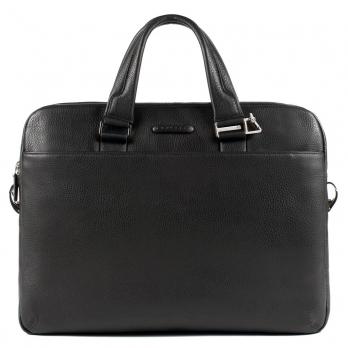 Сумка Piquadro Modus, черная, 38,5x27x8,5