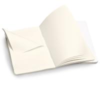 Набор 2 блокнота Moleskine Volant Pocket, цвет белый, без разлиновки