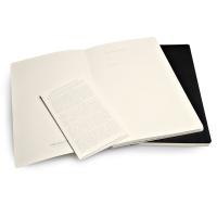 Набор 2 блокнота Moleskine Volant Large, цвет черный, без разлиновки