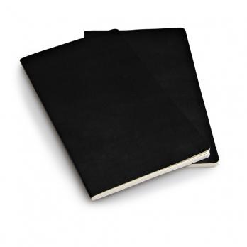 Набор 2 блокнота Moleskine Volant Large, цвет черный, без разлиновки
