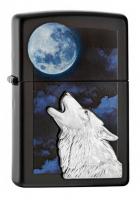Зажигалка Zippo Classic с покрытием Black Matte, латунь/сталь, чёрная, матовая, 36x12x56 мм