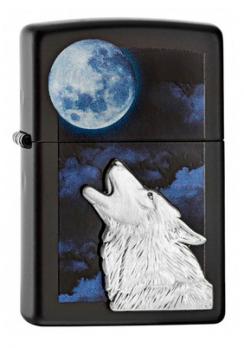 Зажигалка Zippo Classic с покрытием Black Matte, латунь/сталь, чёрная, матовая, 36x12x56 мм