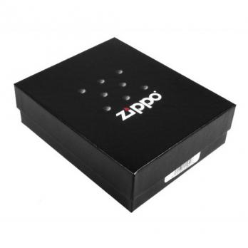 Зажигалка Zippo Classic с покрытием Black Matte, латунь/сталь, чёрная, матовая, 36x12x56 мм