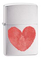 Зажигалка Zippo Classic с покрытием Brushed Chrome, латунь/сталь, серебристая, матовая, 36x12x56 мм